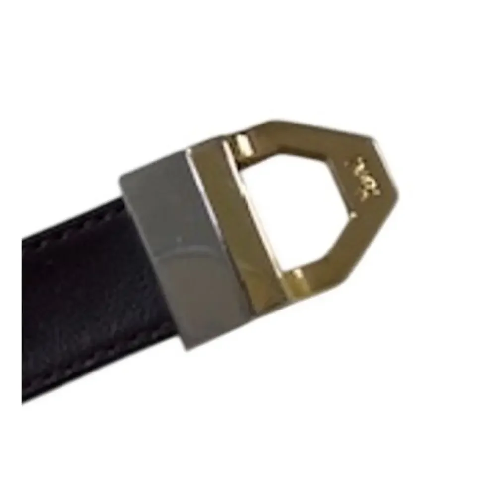 YSL Yves Saint Laurent Reversible Leather Belt 40/100